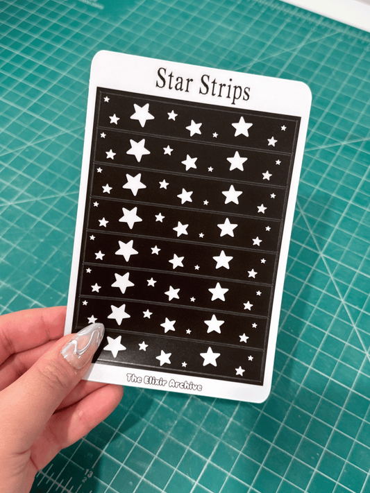Star Strips Sticker Sheet