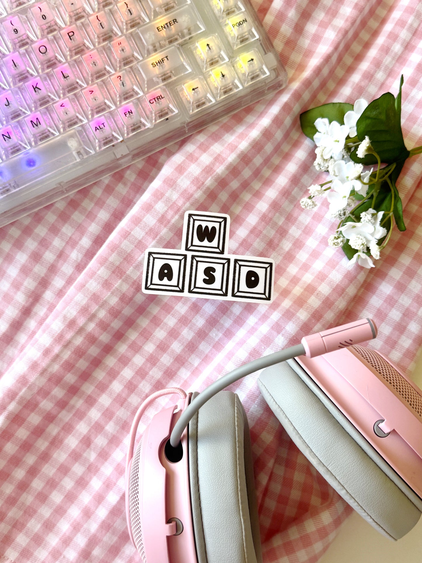 WASD Vinyl Sticker