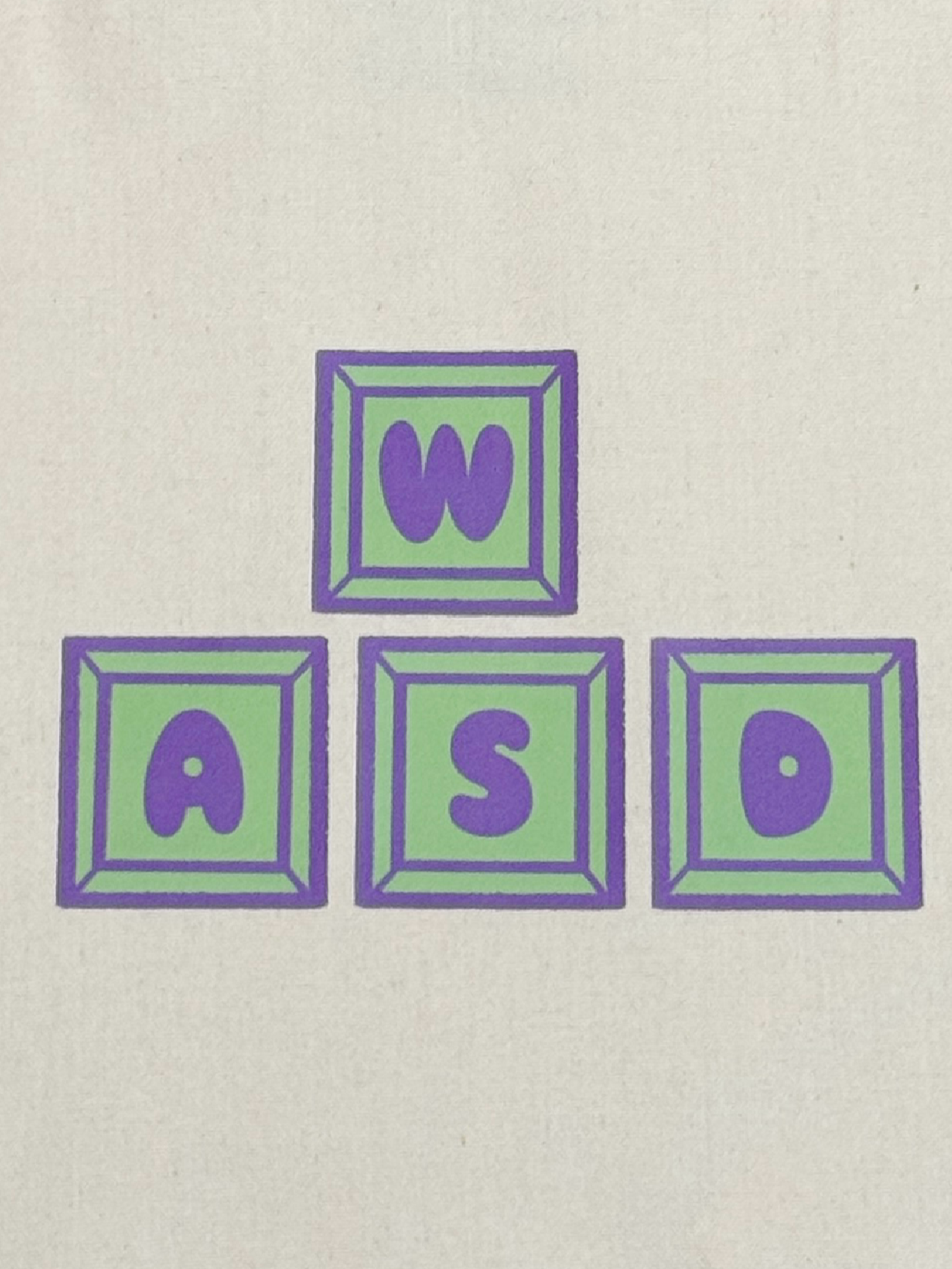 WASD Cozy Gamer Tote Bag