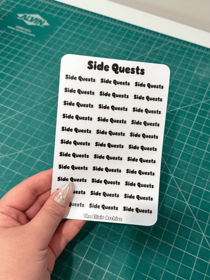 Side Quests Sticker Sheet