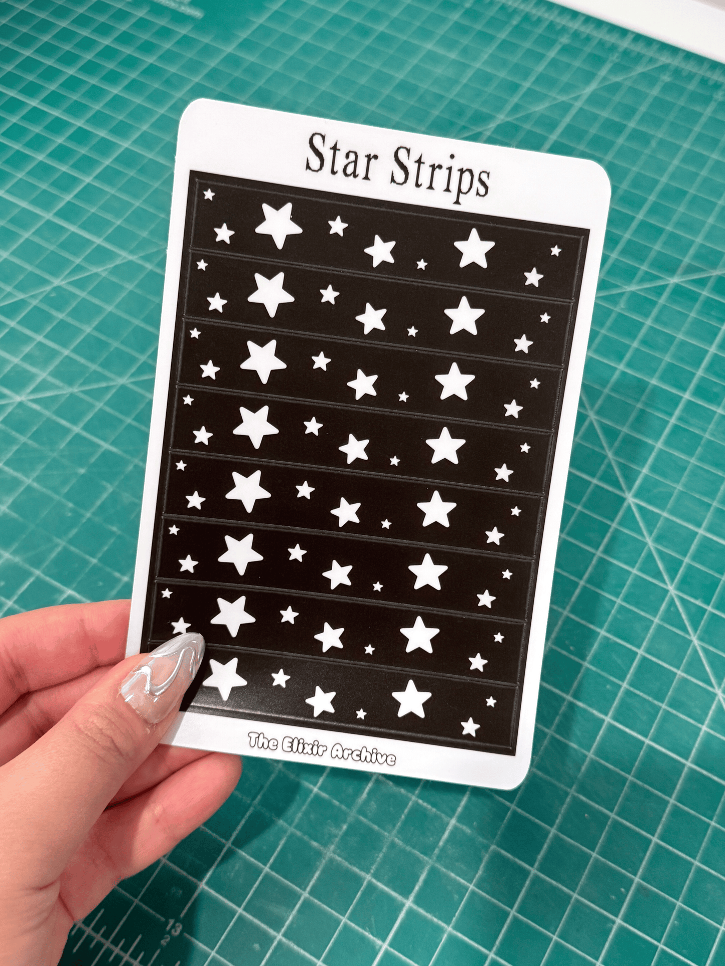 Star Strips Sticker Sheet