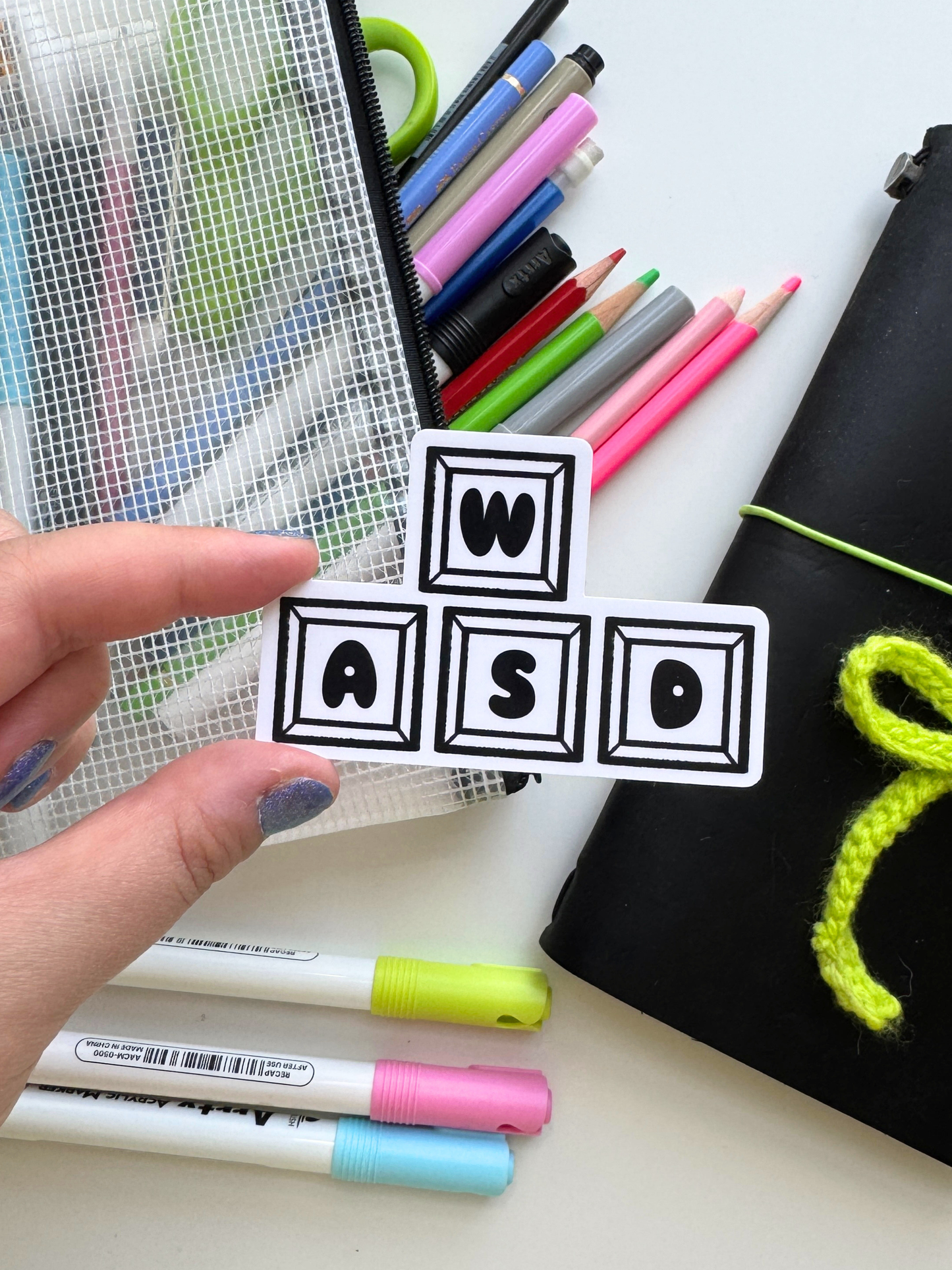 WASD Vinyl Sticker