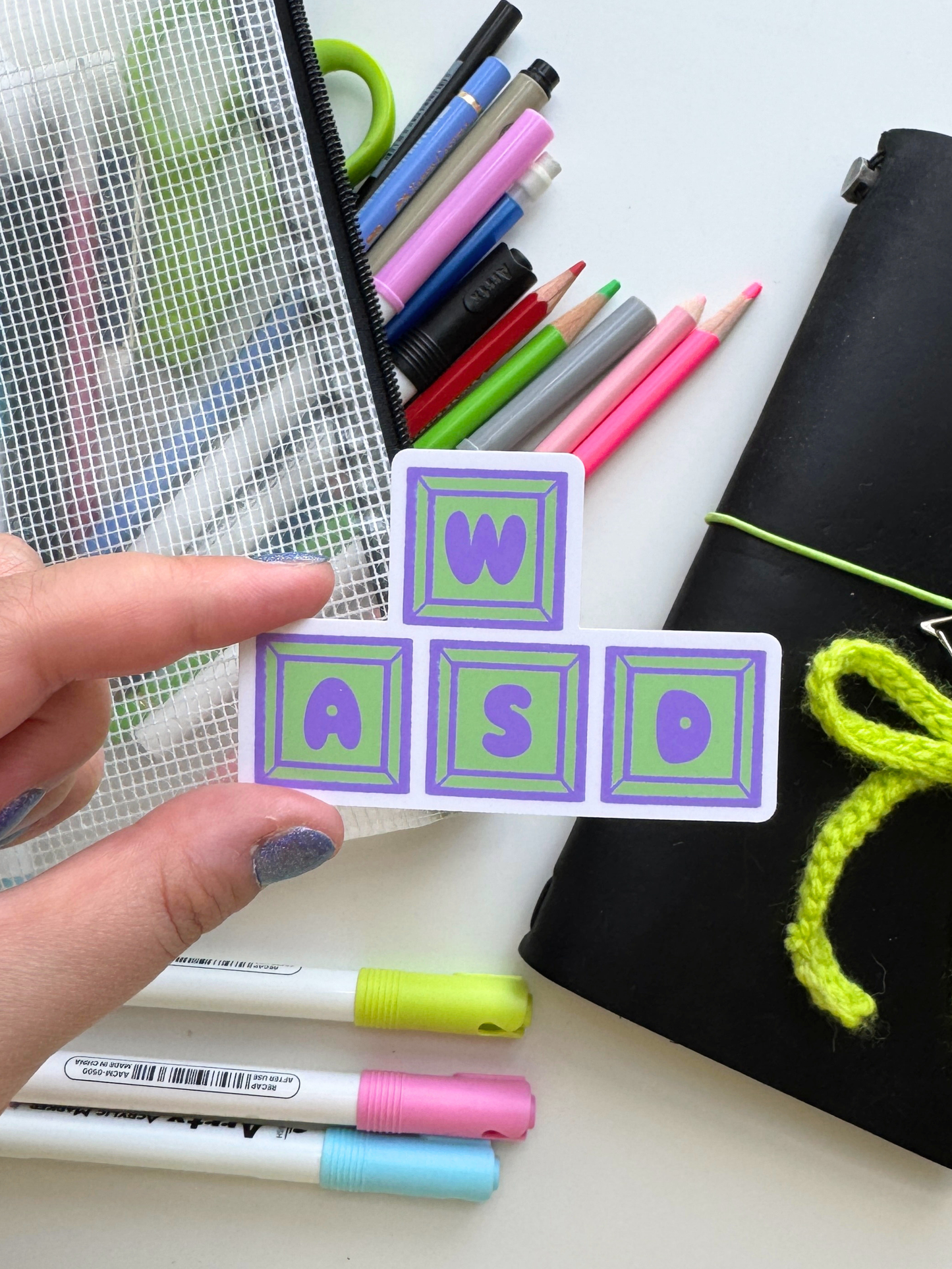 WASD Vinyl Sticker