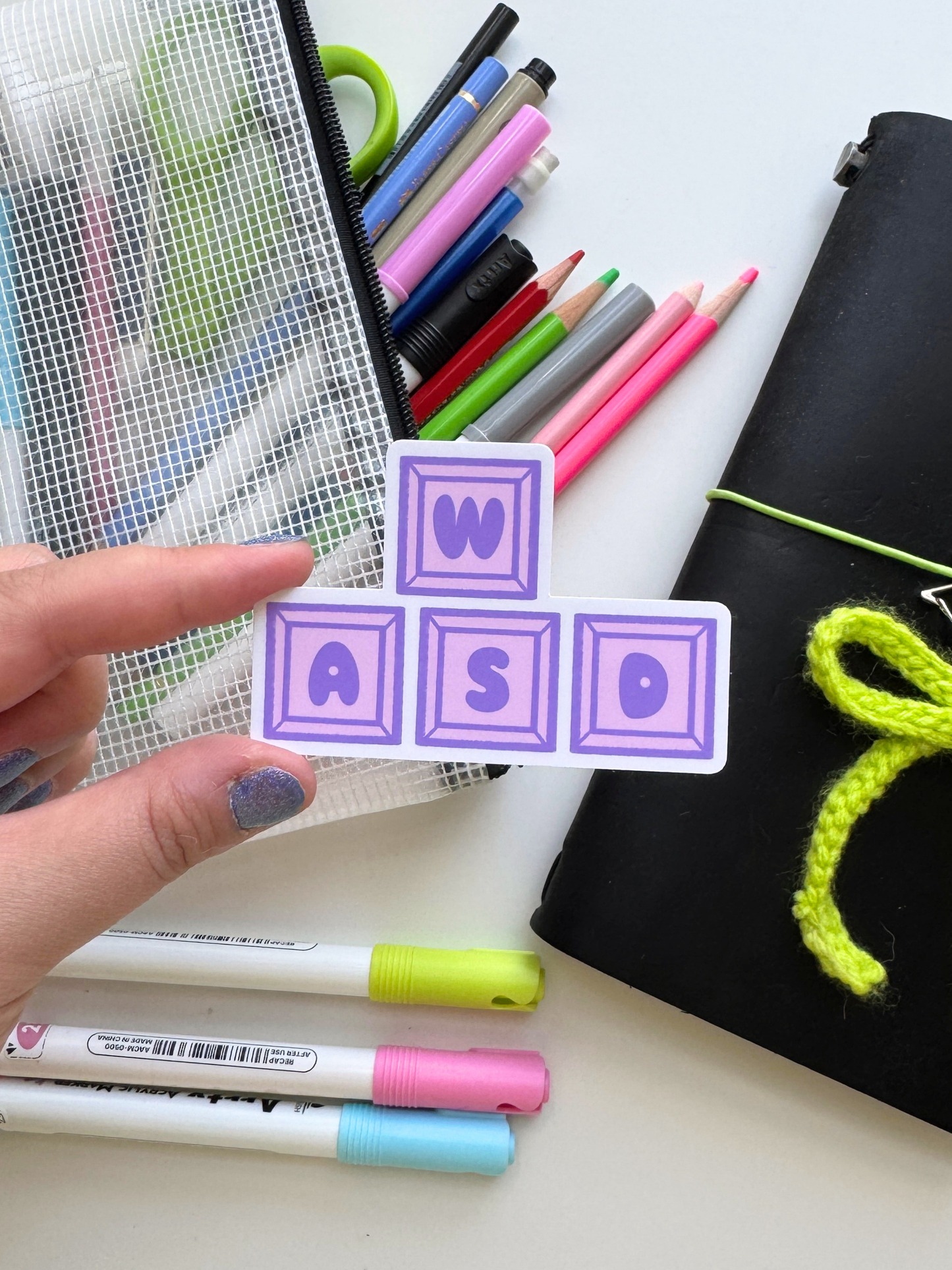 WASD Vinyl Sticker