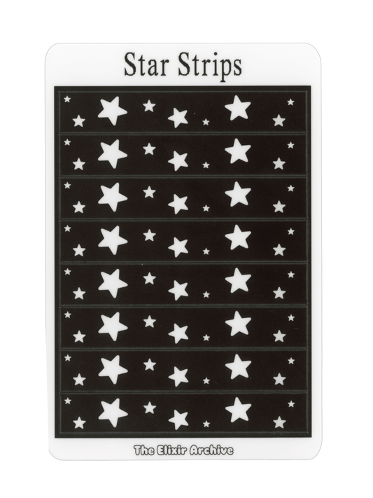 Star Strips Sticker Sheet
