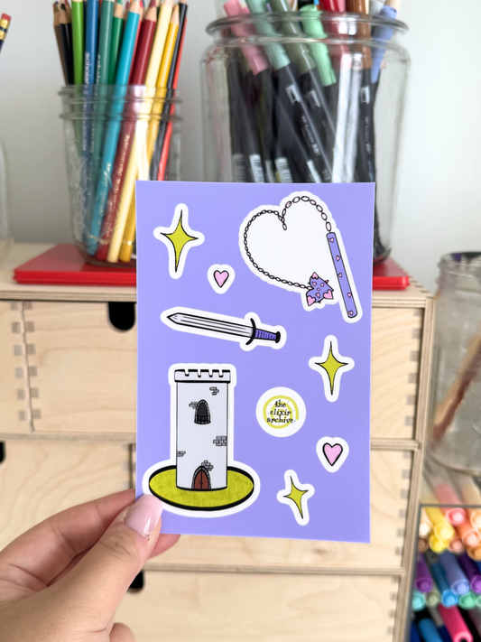 Medieval Fantasy Sticker Sheet