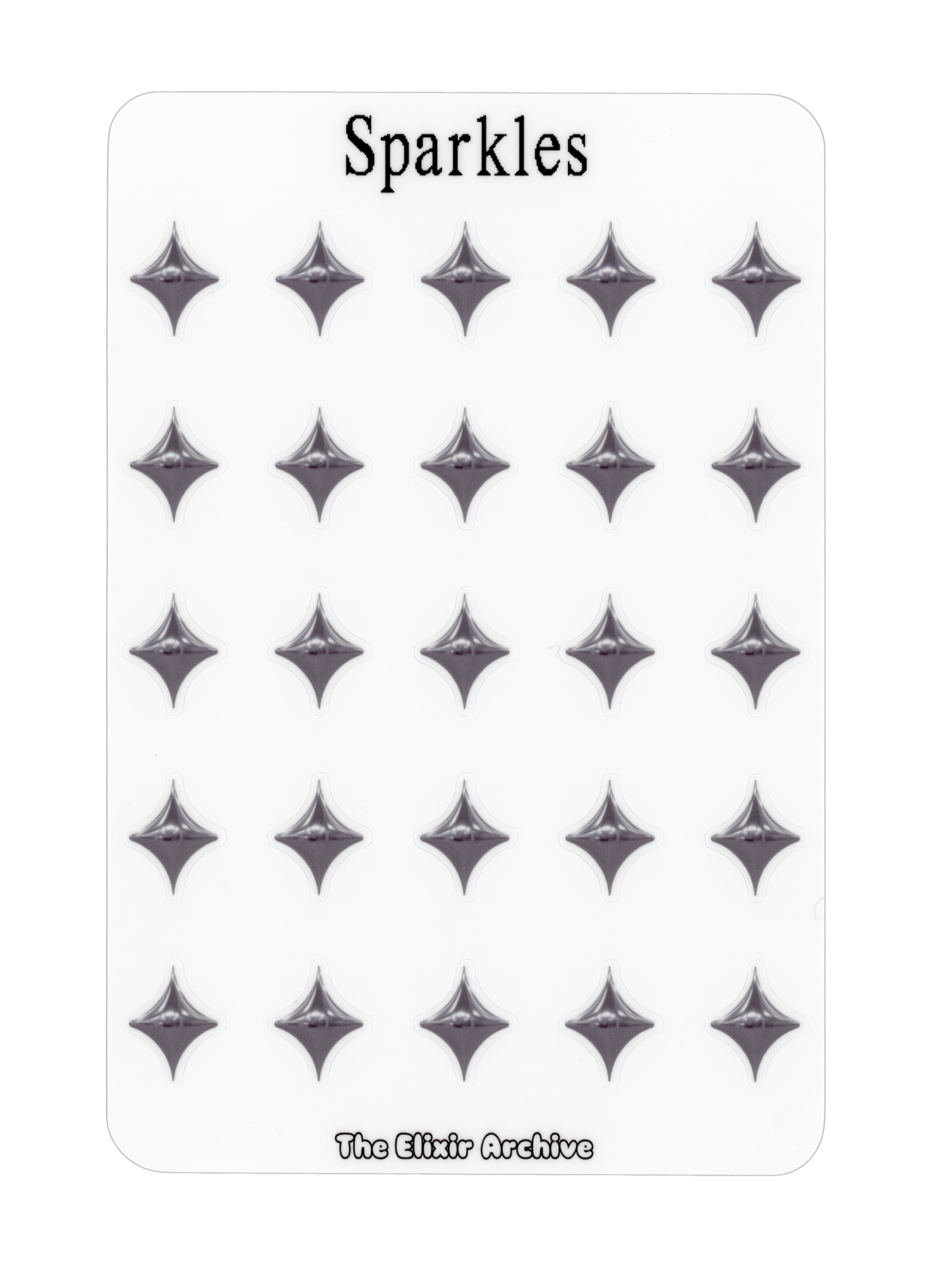 Sparkles Sticker Sheet