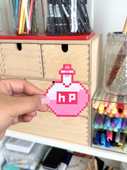 Health Potion Vinyl Sticker