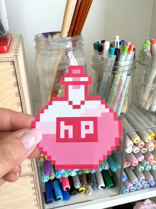 Health Potion Vinyl Sticker