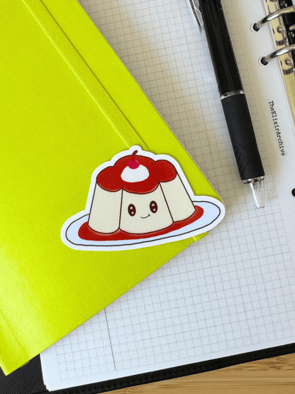 Pudding Die Cut Vinyl Sticker