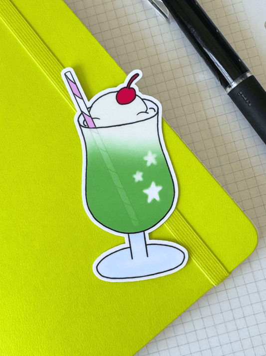 Melon Soda Die Cut Vinyl Sticker