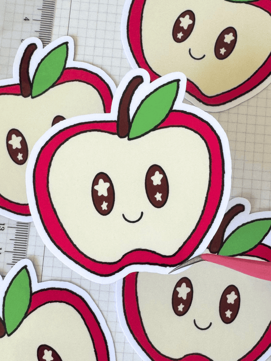 Apple Die Cut Vinyl Sticker