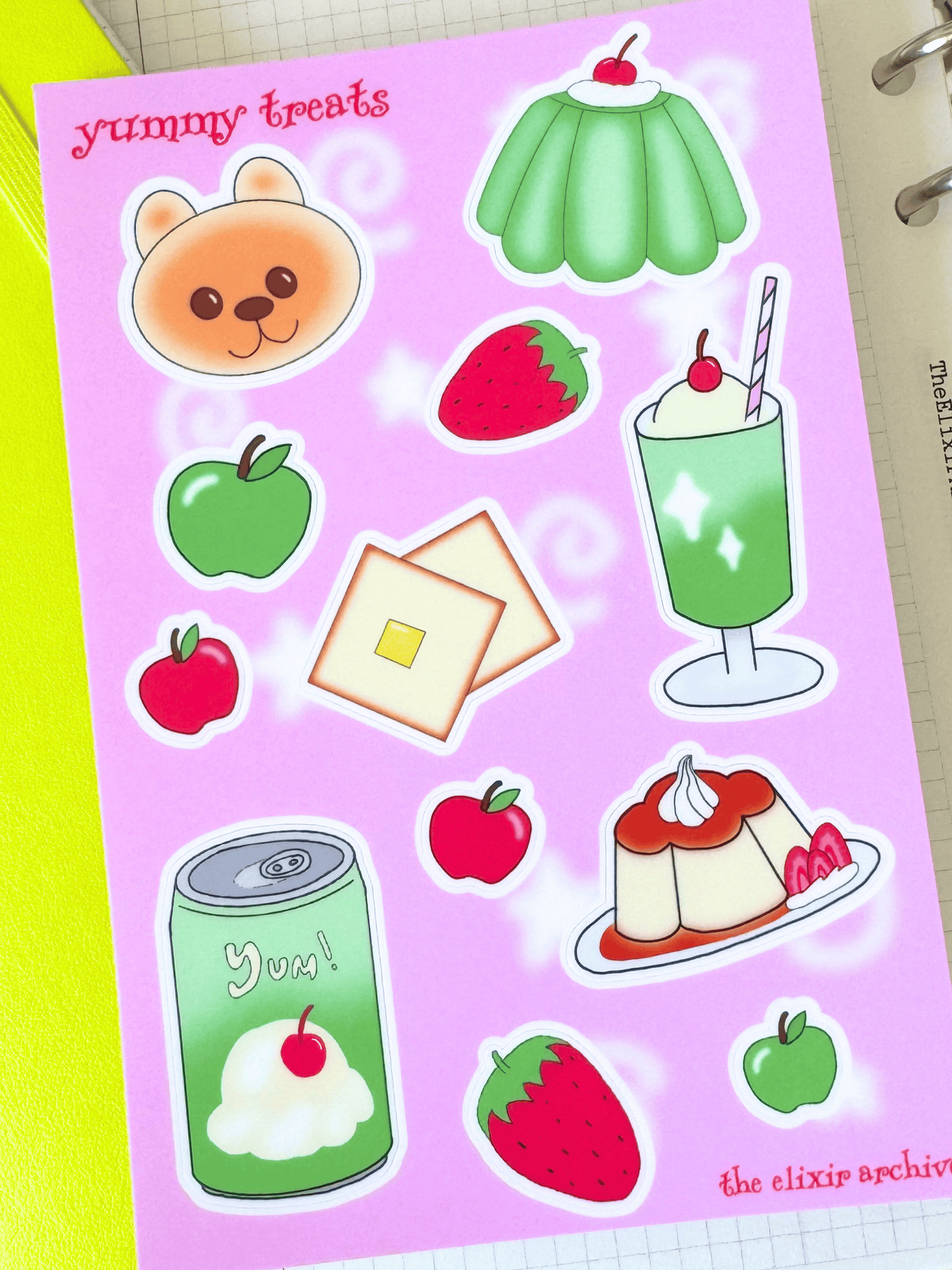 Yummy Treats Sticker Sheet