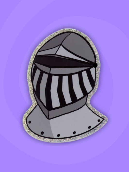 Glitter Medieval Fantasy Armor Sticker