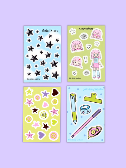 Sticker Sheet Variety Bundle