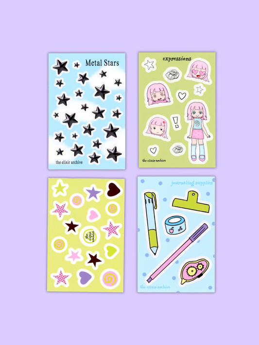 Sticker Sheet Variety Bundle